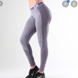 Gymshark Flex Leggings (purple/lilac marl)